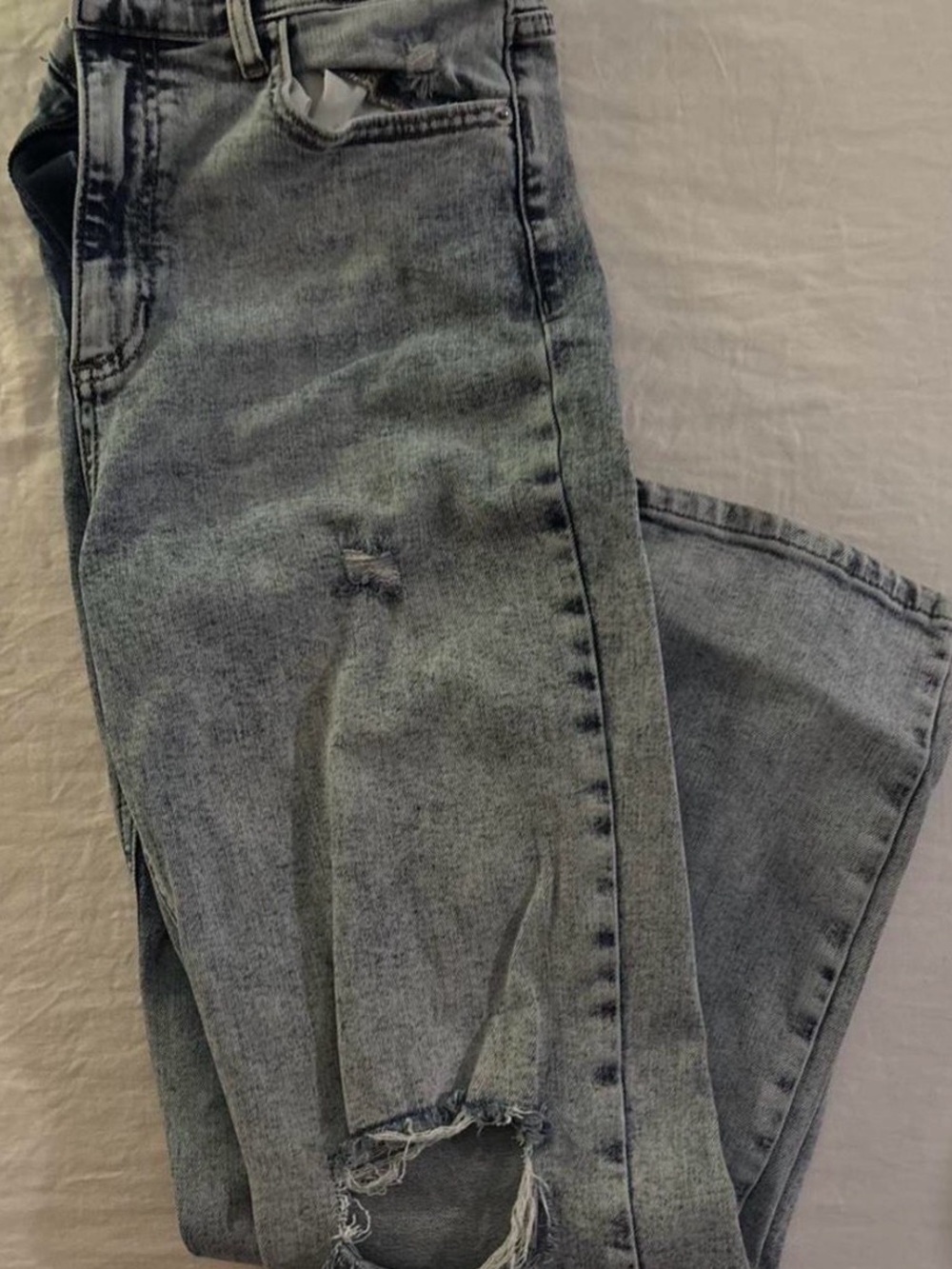 Altar'd State Women's Boyfriend Jeans - Faded Blue Denim